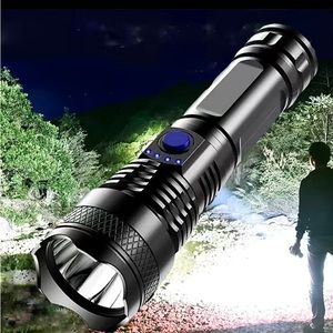 Portable,USB Rechargeable Flashlight - Perfect For Camping, Backpacking & Hiking